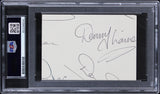 Mick Jagger The Rolling Stones Authentic Signed 3x4.25 Cut Signature PSA Slabbed