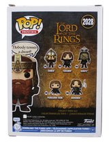 John Rhys-Davies LOTR "Gimli" Signed #2028 Funko Pop Figure BAS Wit #5W070058