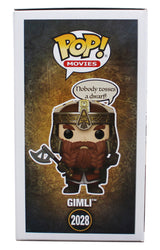 John Rhys-Davies LOTR "Gimli" Signed #2028 Funko Pop Figure BAS Wit #5W070058
