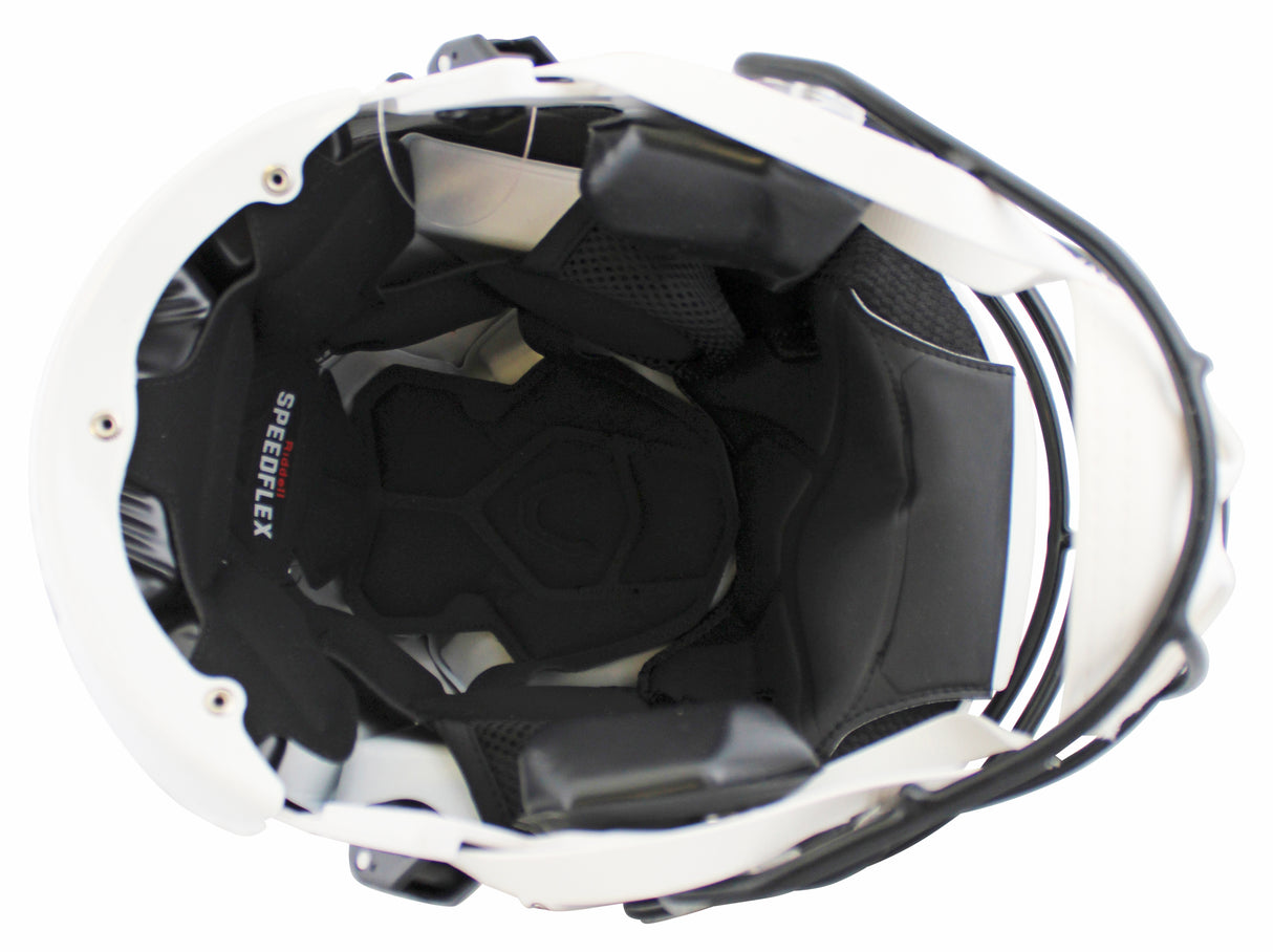Jaguars Travis Hunter Signed 2024 On-Field Alt Speed Flex Full Size Helmet BAS W