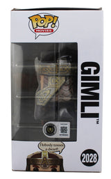John Rhys-Davies LOTR "Gimli" Signed #2028 Funko Pop Figure BAS Wit #5W070059