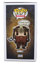John Rhys-Davies LOTR "Gimli" Signed #2028 Funko Pop Figure BAS Wit #5W070059