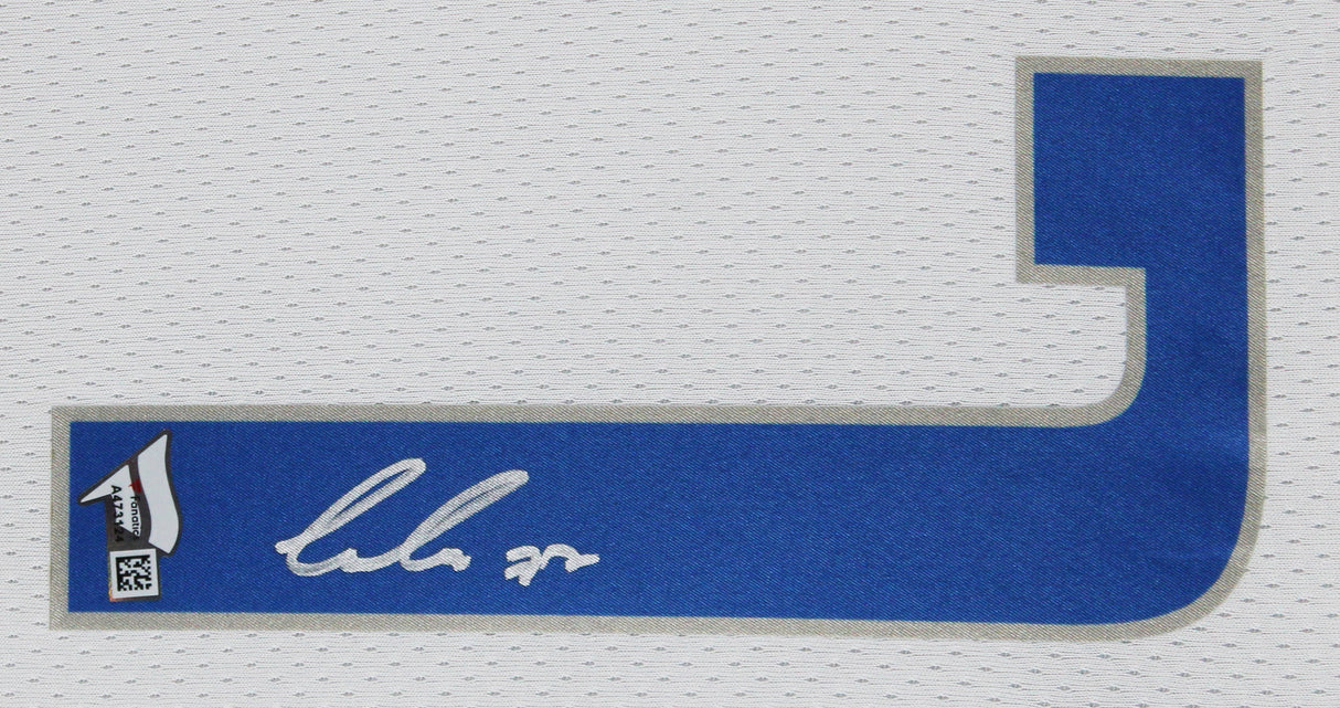 Mavericks Luka Doncic Signed White Nike Framed Jersey Fanatics #A473124