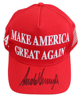 Donald J. Trump Authentic Signed Make America Great Again Hat PSA/DNA #AQ05440