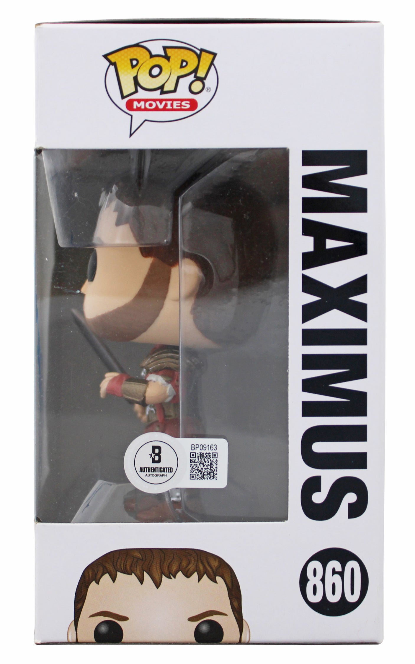 Russell Crowe Gladiator Authentic Signed Maximus #860 Funko Pop Vinyl Figure BAS