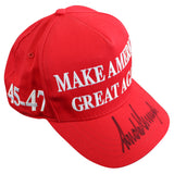 Donald J. Trump Authentic Signed Make America Great Again Hat PSA/DNA #AQ05440