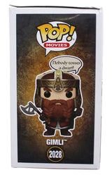 John Rhys-Davies LOTR "Gimli" Signed #2028 Funko Pop Figure BAS Wit #5W070056