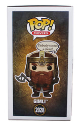 John Rhys-Davies LOTR "Gimli" Signed #2028 Funko Pop Figure BAS Wit #5W070061