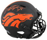 Broncos Von Miller Signed Eclipse F/S Speed Proline Helmet W/ Case BAS Witnessed