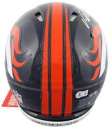 Broncos Von Miller Signed Full Size Speed Proline Helmet W/ Case BAS Witnessed