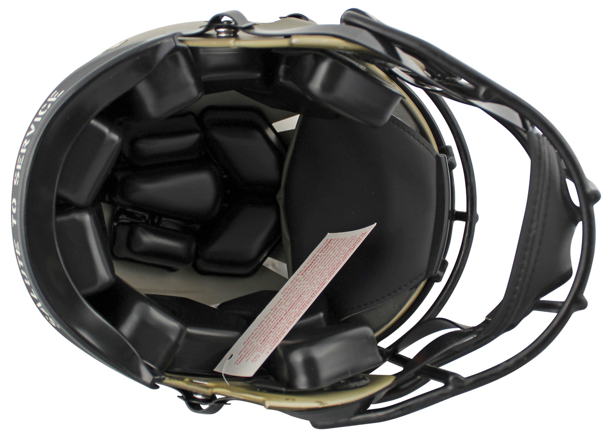 Broncos Von Miller Signed Salute To Service Full Size Speed Proline Helmet BAS W