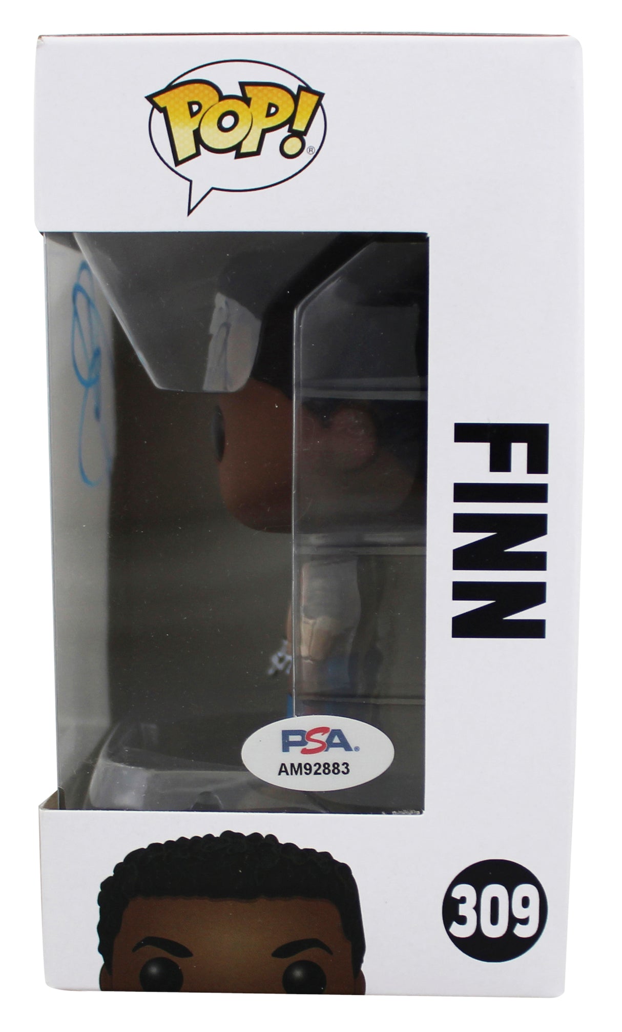 John Boyega Star Wars Signed Finn #309 Funko Pop Vinyl Figure PSA/DNA #AM92883
