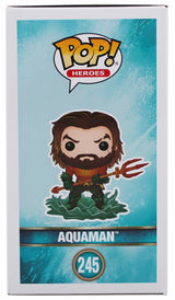 Jason Momoa Aquaman Authentic Signed #245 Funko Pop Vinyl Figure BAS