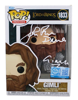 John Rhys-Davies LOTR "Gimli" Signed #1833 Funko Pop Figure BAS Wit #5W070055