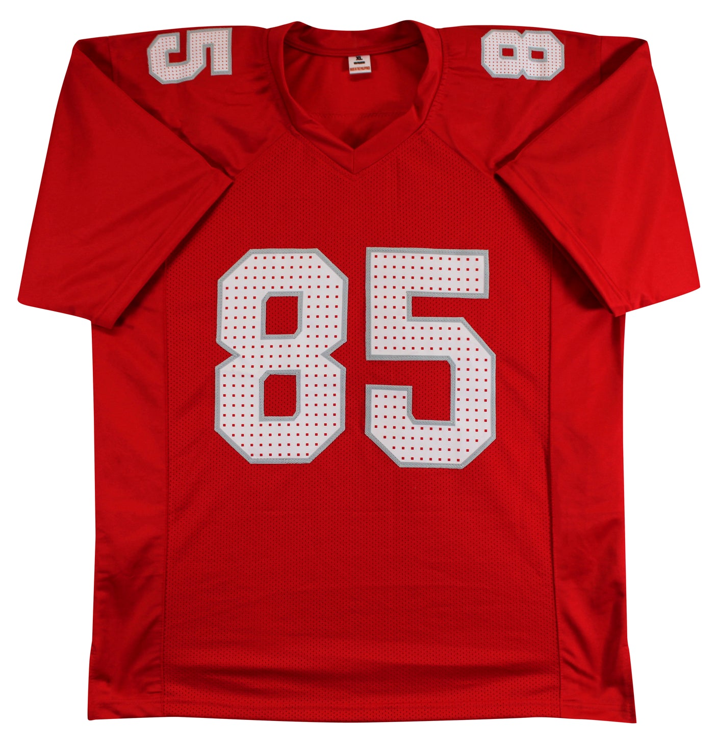 Trey McBride Authentic Signed Red Pro Style Jersey Autographed BAS Witnessed