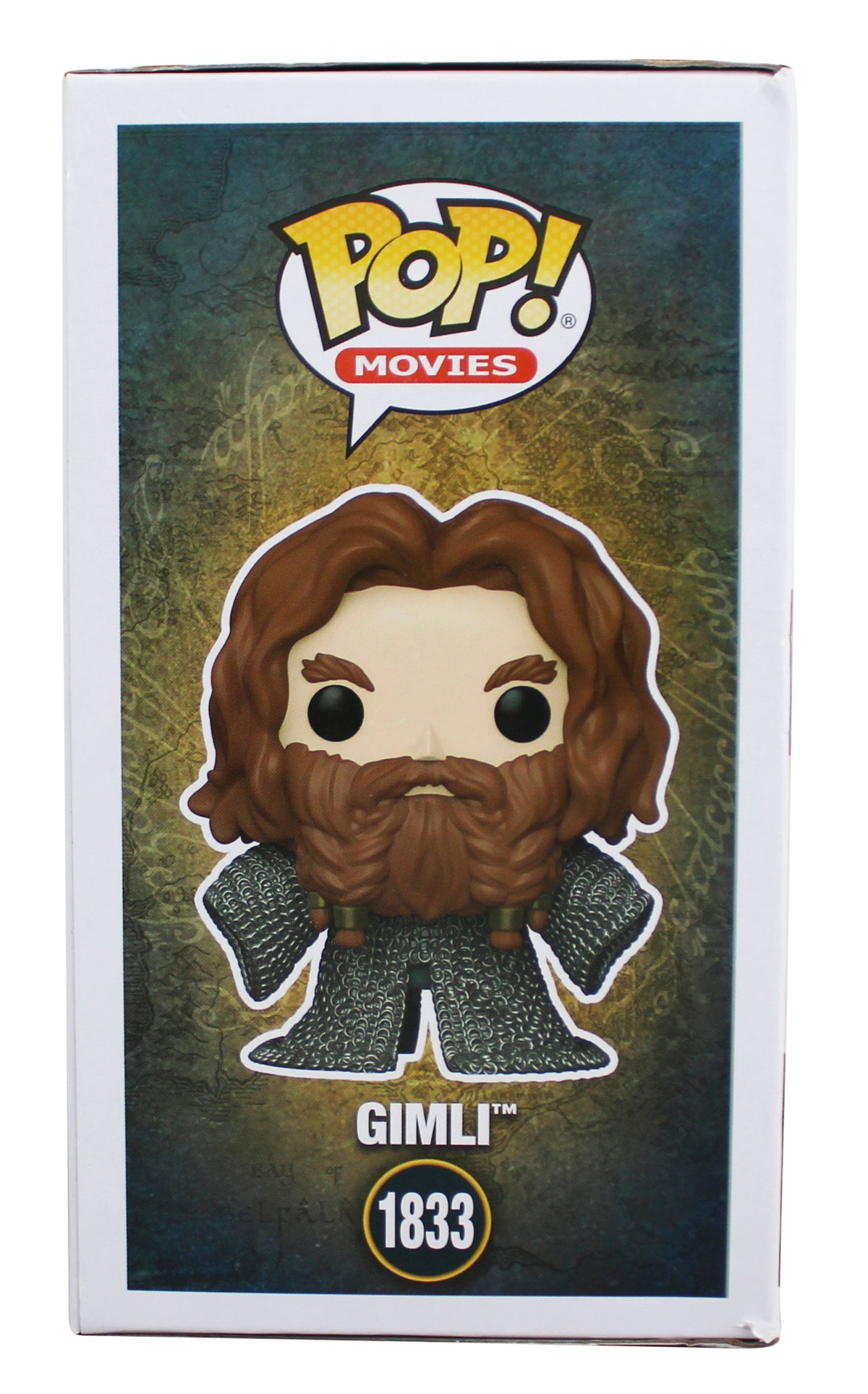 John Rhys-Davies LOTR "Gimli" Signed #1833 Funko Pop Figure BAS Wit #5W070055