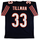 Charles Tillman "Peanut Punch" Signed Navy Pro Style Jersey BAS Witnessed