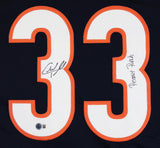 Charles Tillman "Peanut Punch" Signed Navy Pro Style Jersey BAS Witnessed