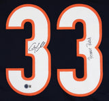 Charles Tillman "Peanut Punch" Signed Navy Pro Style Jersey BAS Witnessed