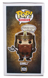 John Rhys-Davies LOTR "Gimli" Signed #2028 Funko Pop Figure BAS Wit #5W070060