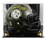 Steelers Rod Woodson "HOF 2009" Signed STS F/S Speed Proline Helmet W/ Case BAS