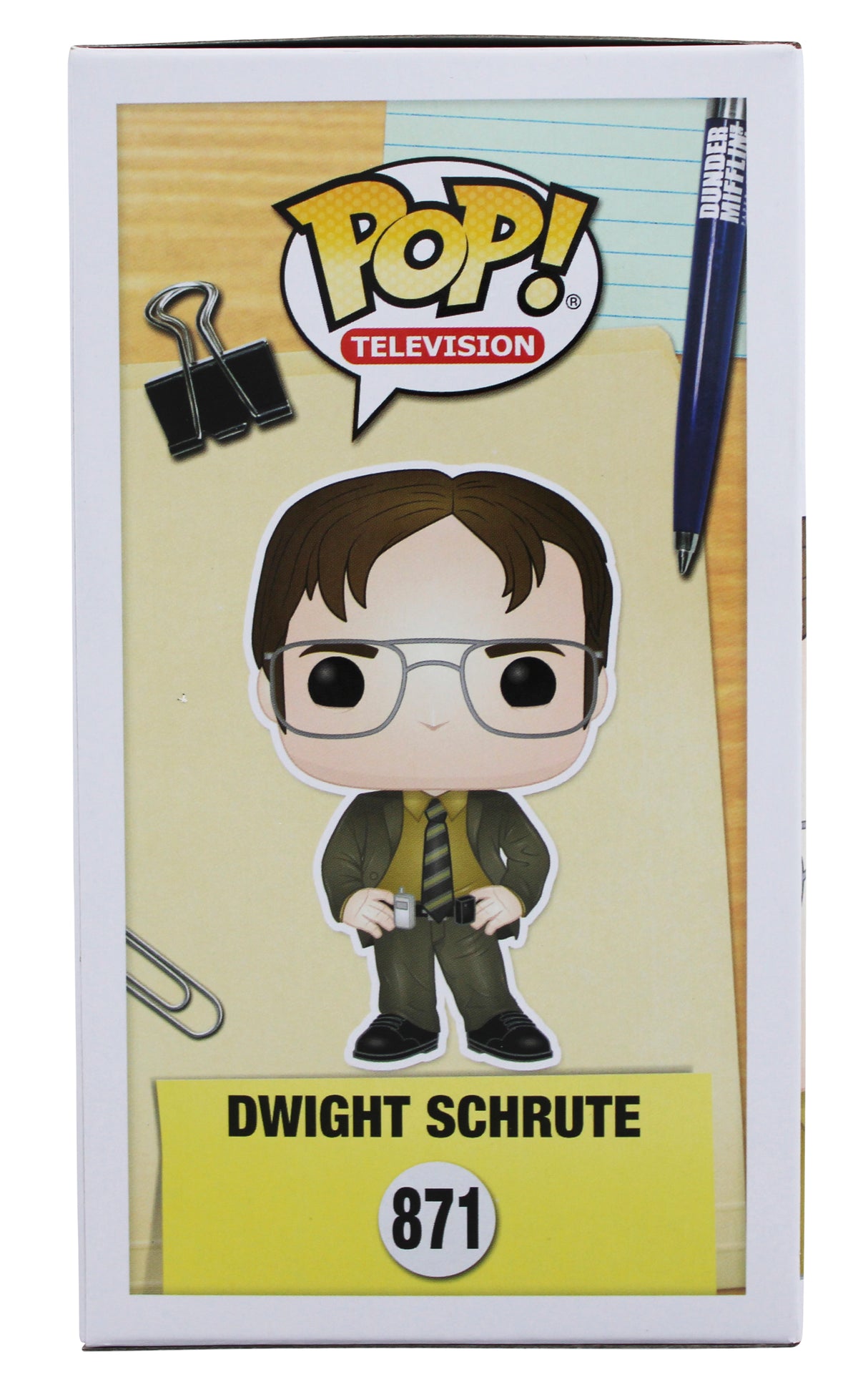 Rainn Wilson The Office Signed Dwight Schrute #871 Funko Pop Vinyl Figure BAS 2