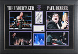 The Undertaker & Paul Bearer Authentic Signed Framed Display Autographed BAS