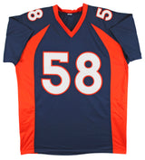 Von Miller Authentic Signed Navy Blue Pro Style Jersey Autographed BAS Witness 2