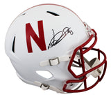 Nebraska Ndamukong Suh Authentic Signed Full Size Speed Rep Helmet JSA Witness