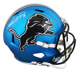 Lions Ndamukong Suh Signed 2024 On-Field Alt Full Size Speed Rep Helmet JSA Wit