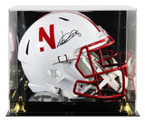 Nebraska Ndamukong Suh Signed Full Size Speed Rep Helmet W/ Case JSA Witness