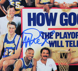 Lakers Magic Johnson Signed April 1988 Sports Illustrated Magazine BAS Witnessed