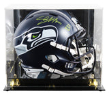 Seahawks Shaun Alexander "NFL MVP 2005" Signed F/S Speed Rep Helmet W/ Case BAS