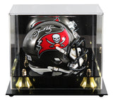 Buccaneers Derrick Brooks Signed Speed Mini Helmet W/ Case BAS Witnessed