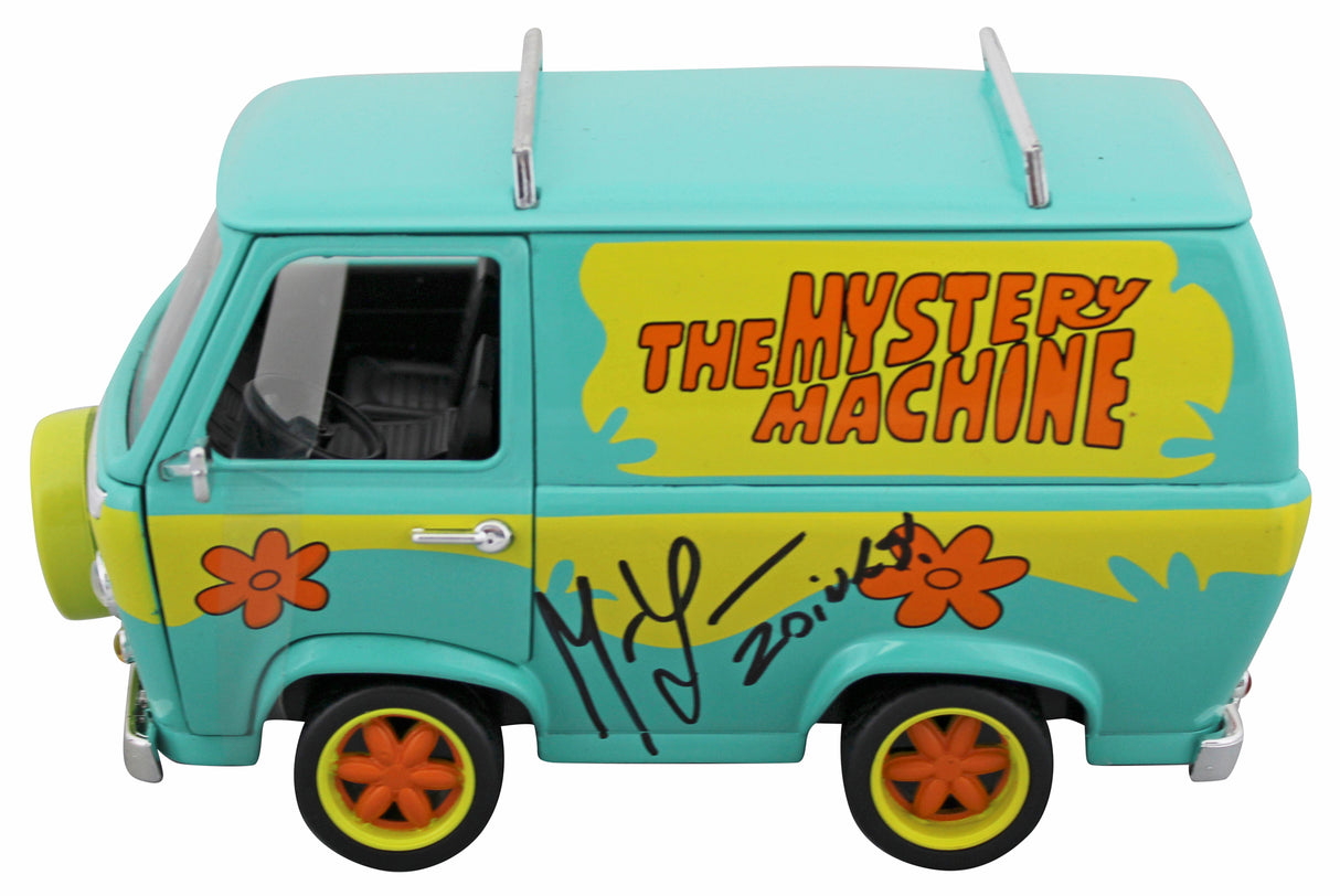 Matthew Lillard Scooby-Doo Signed 1:24 Die Cast Metal Mystery Machine BAS Wit