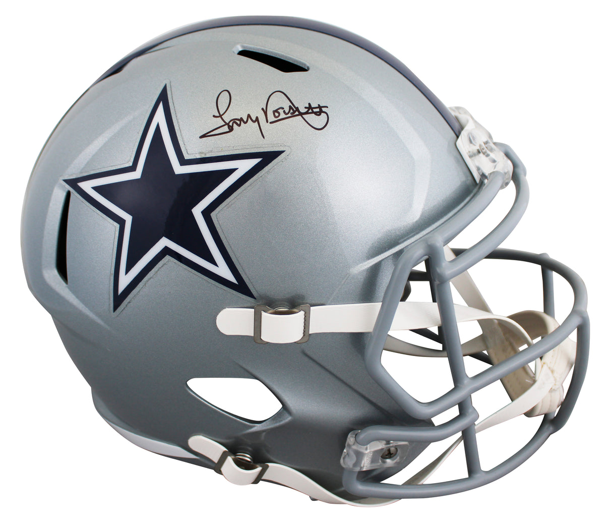 Cowboys Tony Dorsett Signed Full Size Speed Rep Helmet W/ Case BAS Witnessed 3