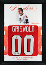 Chevy Chase Christmas Vacation Signed One of One Jersey Framed Display BAS Wit 2