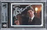 Tim Matheson Fletch Authentic Signed Custom Trading Card Card BAS Slabbed