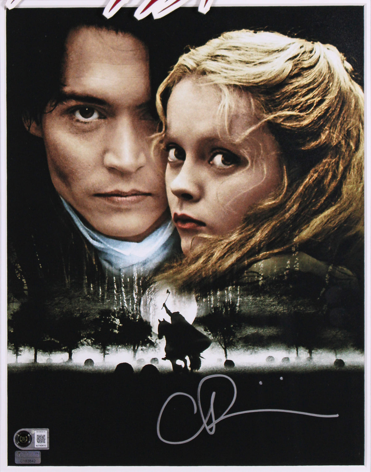 Christina Ricci Sleepy Hollow Authentic Signed 11x14 Framed Photo BAS #BY093015