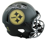 Steelers Hines Ward Signed STS IV Full Size Speed Rep Helmet W/ Case BAS Witness