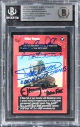 Star Wars (5) Bulloch, Wingreen +3 Signed 1998 Jabba's Palace #60 Card BAS Slab
