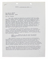 Robert Redford The Natural Authentic Signed 2 Page 8.5x11 Contract PSA #AC00941