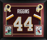 John Riggins Authentic Signed Maroon Pro Style Framed Jersey BAS Witnessed