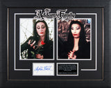 Anjelica Huston The Addams Family Signed Cut Signature Framed Display JSA