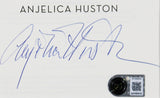 Anjelica Huston The Addams Family Signed Cut Signature Framed Display BAS