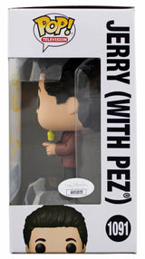 Jerry Seinfeld Signed #1091 w/ Pez Funko Pop Vinyl Figure w/ Yellow Sig JSA