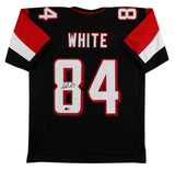 Roddy White Authentic Signed Black Pro Style Jersey Autographed BAS Witnessed 2