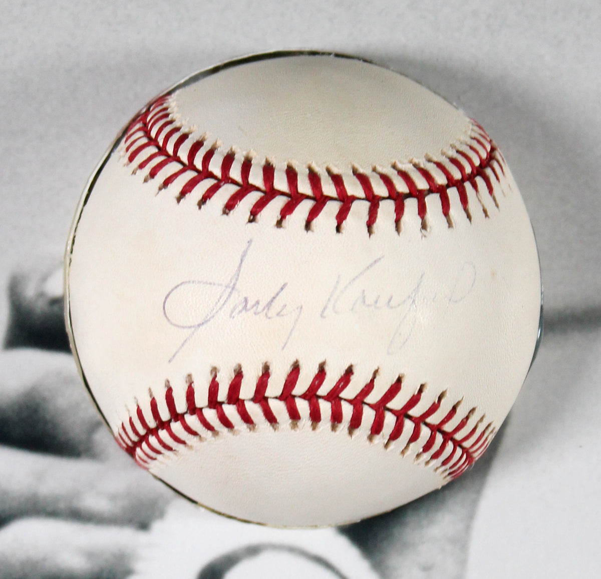 Dodgers Sandy Koufax Signed Baseball Shadowbox Framed Display BAS #AC020750