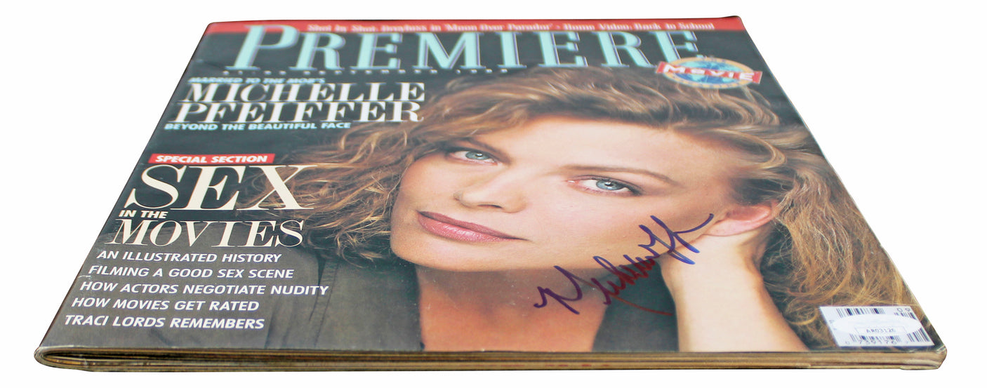 Michelle Pfeiffer Scarface Authentic Signed 1988 Premiere Magazine JSA #AR03126