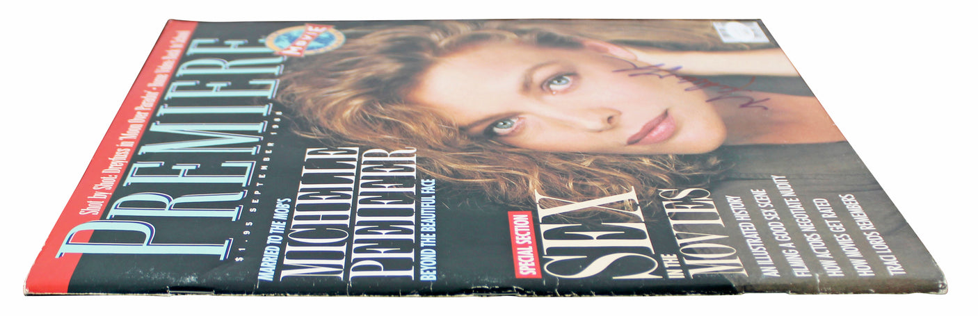 Michelle Pfeiffer Scarface Authentic Signed 1988 Premiere Magazine JSA #AR03126